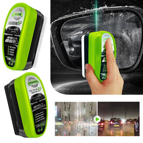 102 - Universal Car and Home Glass Clear View Safety Enhancement Automotive Glass Oil Film Remover and Polish Cream Accessories