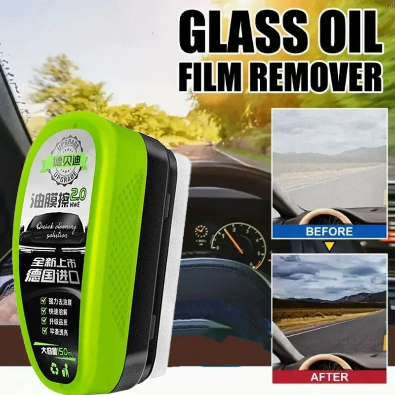 102 - Universal Car and Home Glass Clear View Safety Enhancement Automotive Glass Oil Film Remover and Polish Cream Accessories