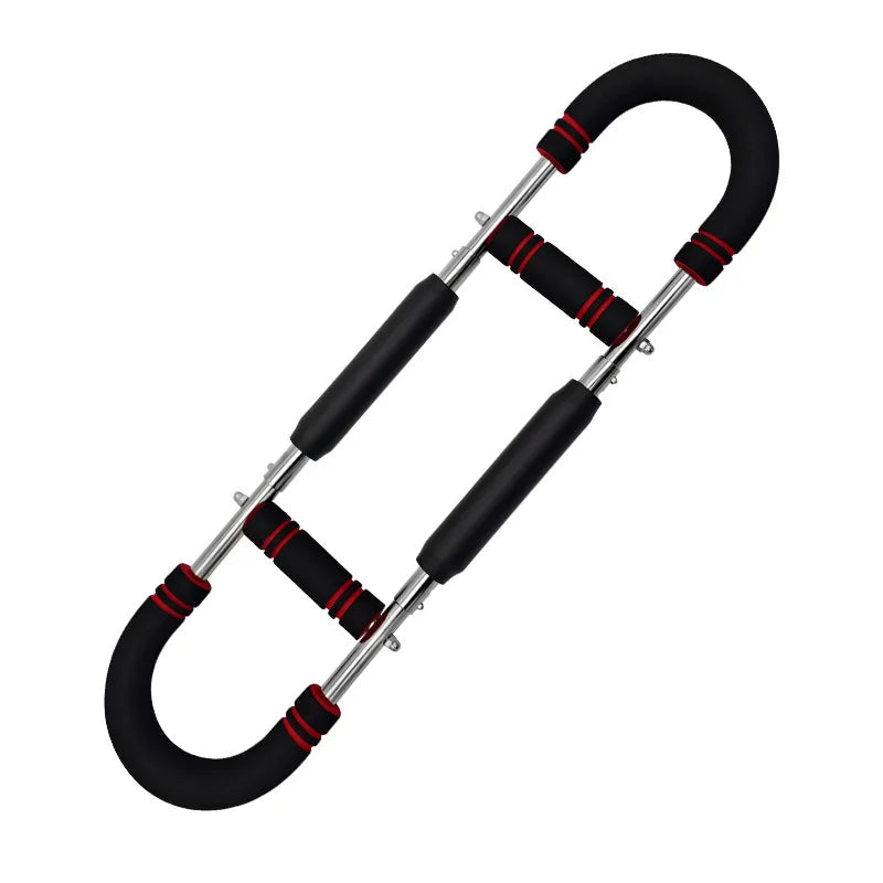 106 - Adjustable U-Shaped Arm Exerciser With Foam Handle Spring Workout Bar Forearm Triceps Chest Expander Portable Fitness Equipment