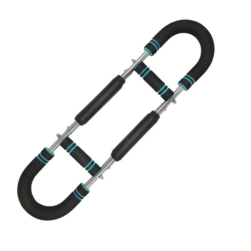 106 - Adjustable U-Shaped Arm Exerciser With Foam Handle Spring Workout Bar Forearm Triceps Chest Expander Portable Fitness Equipment