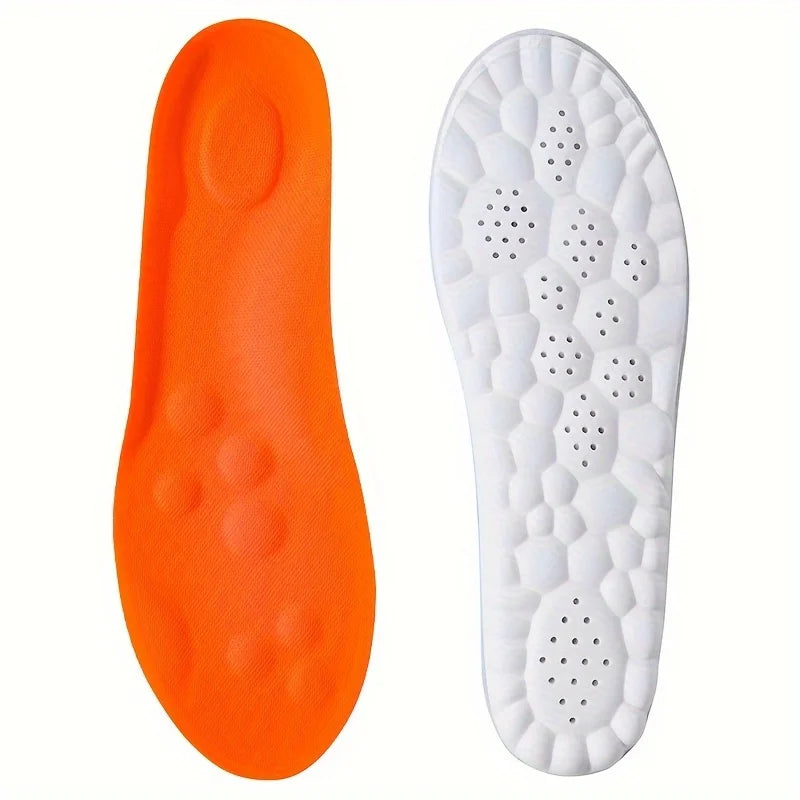 104 - 1Pair/2Pairs/4Pairs High Elasticity Latex Sport Insoles Soft Shoe Pads Arch Support Orthotic Insoles Breathable Deodorant Insole