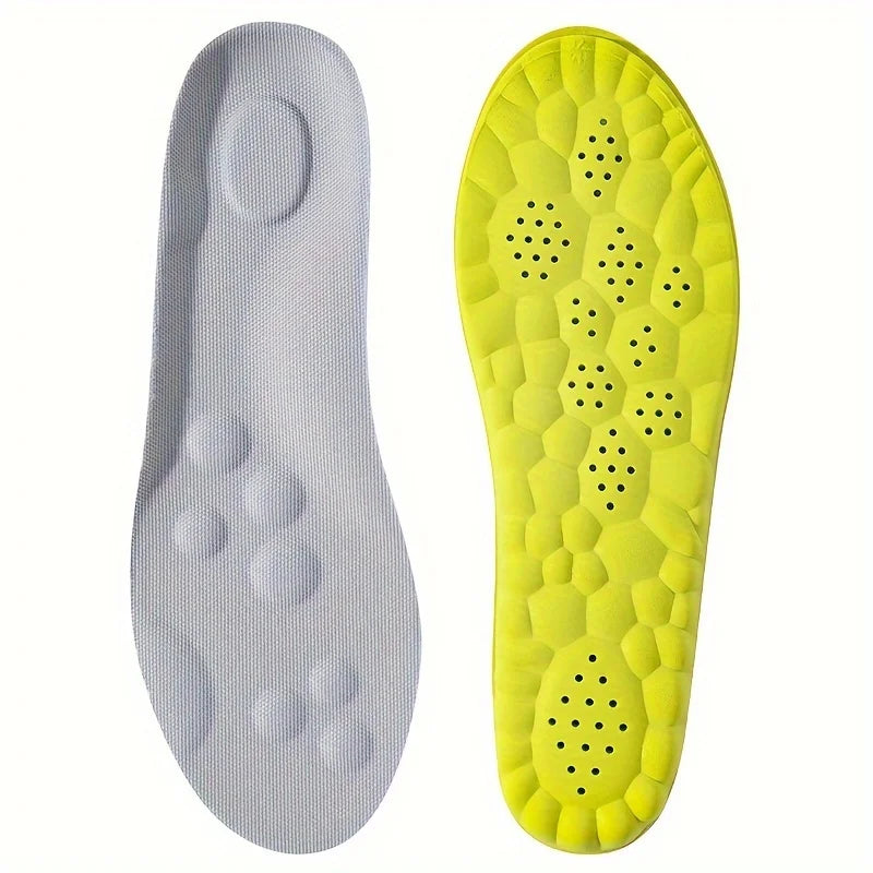 104 - 1Pair/2Pairs/4Pairs High Elasticity Latex Sport Insoles Soft Shoe Pads Arch Support Orthotic Insoles Breathable Deodorant Insole