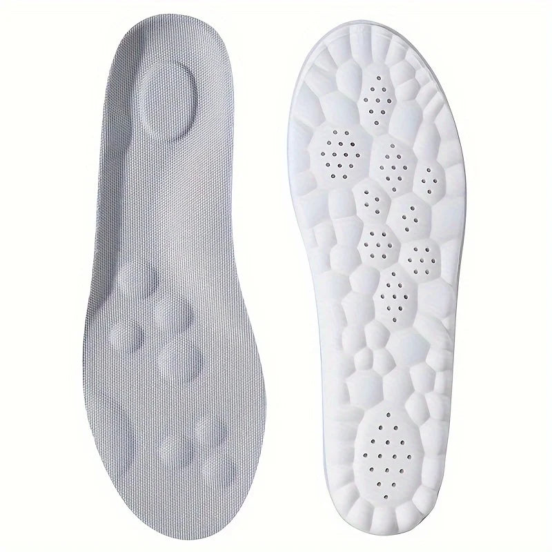 104 - 1Pair/2Pairs/4Pairs High Elasticity Latex Sport Insoles Soft Shoe Pads Arch Support Orthotic Insoles Breathable Deodorant Insole