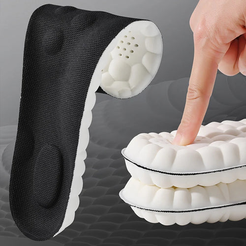 104 - 1Pair/2Pairs/4Pairs High Elasticity Latex Sport Insoles Soft Shoe Pads Arch Support Orthotic Insoles Breathable Deodorant Insole